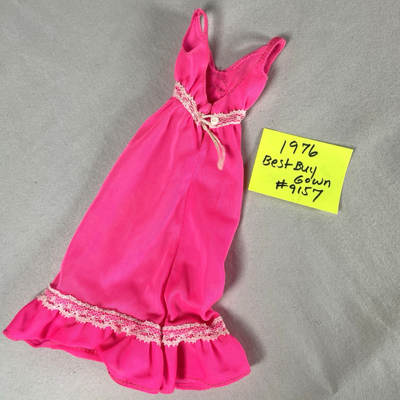 Barbie Fashion Doll Vtg Clothes Nightgown Pajamas PJs Robe Negligee Lot of 7 pcs - Picture 7 of 11